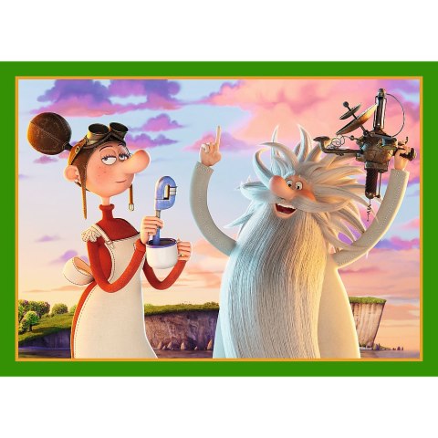 Puzzle - "4w1" Świat Smoka Diplodoka/ Human Film Smok Diplodok 34663