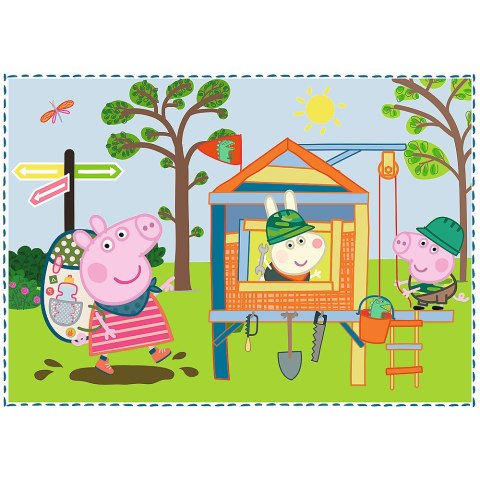 Puzzle - "4w1" - Wspomnienia z wakacji / Peppa Pig 34359
