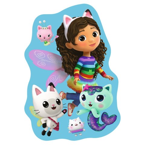 Puzzle - "50 Puzzle Drewniane Konturowe" - Wesoła Gabby / Universal Gabby"s Dollhouse FSC Mix 70% 20260