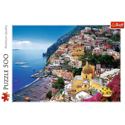 Puzzle 500 el. Positano, Wybrzeże Amalfickie, Włochy 37145