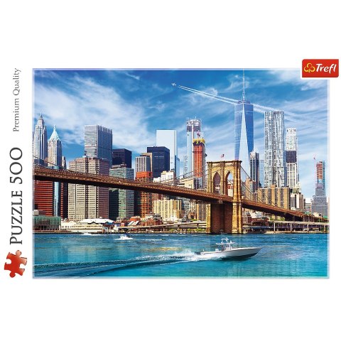 Puzzle 500 el. Widok na Nowy Jork 37331