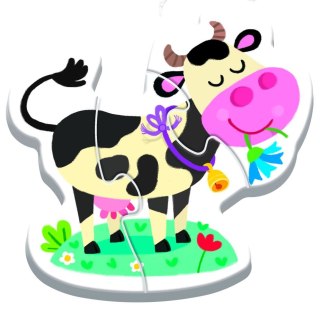 Puzzle - "Baby Classic" - Na farmie / KAZSTUDIO SA Bobaski i Miś 36127