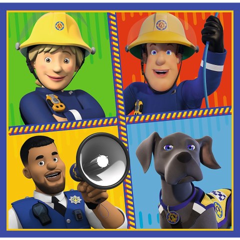 Puzzles "3in1" - Dzień Strażaka Sama / Prism AandD Fireman Sam 34868