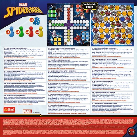 2w1 Chińczyk / Węże i drabiny - Spider-Man PL CZ SK HU RO UA HR BG SI LT LV EE DK SE FI NO EN / Disney Marvel Spiderman 02419