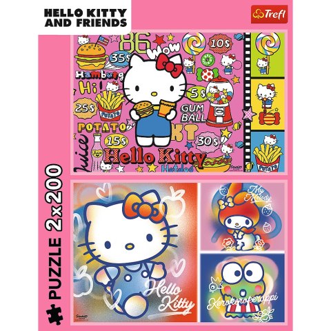 Puzzle - 2x200 - Hello Kitty i przyjaciele - Hello Kitty 13336