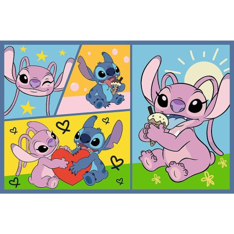 Puzzle - 2x70 - Ze Stitchem nie ma nudy - Disney Lilo and Stitch 34444
