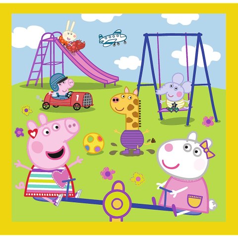 Puzzle - 3w1 - Wesoły dzień Peppy - Peppa Pig 34849