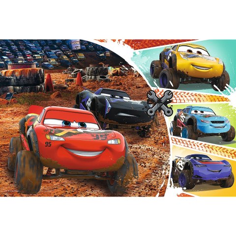 Puzzle - 60 - Zygzak McQueen z przyjaciółmi - Disney Cars 3 17327