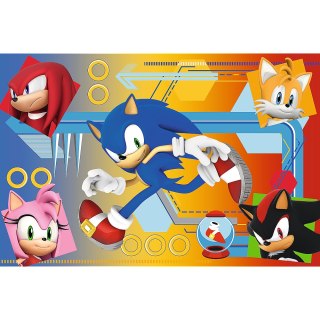 Puzzle Sonic 60 el. Sonic w akcji 17387