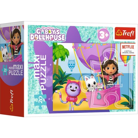 Puzzle - ''miniMaxi" - Kolorowy dzień Gabby / Universal Gabby's Dollhouse 56041