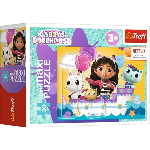 Puzzle - ''miniMaxi" - Kolorowy dzień Gabby / Universal Gabby's Dollhouse 56041