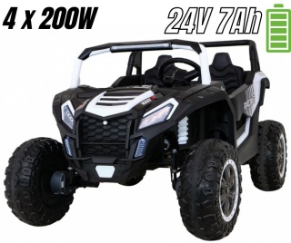 Auto na akumulator Buggy ATV Racing A032 Biały 4x4 24V7Ah 800W