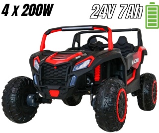 Auto na akumulator Buggy ATV Racing A032 Czerwony 4x4 24V7Ah 800W