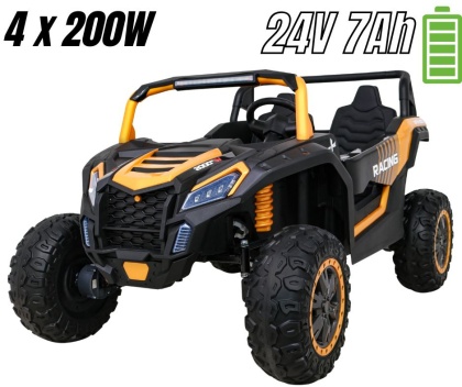 Auto na akumulator MEGA Buggy ATV Racing 4x4 ZLOTY 24V 7Ah
