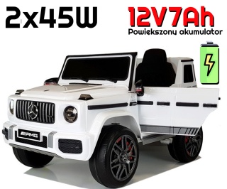 WYBRAKOWANY MERCEDES AMG G63 2x4 MIĘKKIE KOŁA EVA, MIĘKKIE SIEDZENIE FULL OPCJA/BBH0002