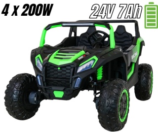 Auto na akumulator Buggy ATV Racing 4x4 Zielony 24V 7Ah