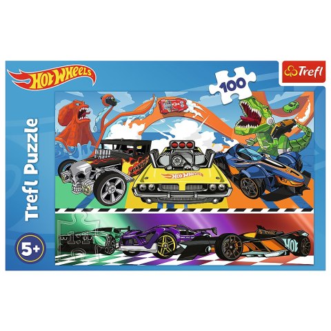Puzzle - 100 - Pędzące samochody - Hot Wheels 16466