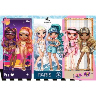 Puzzle - 100 - Tęczowe laleczki - MGA Rainbow high 16444