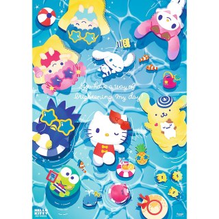 Puzzle - 1000 Premium Plus - Hello Kitty Letni relaksFSC Mix 70% 12067