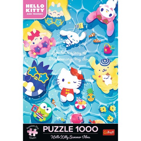 Puzzle - 1000 Premium Plus - Hello Kitty Letni relaksFSC Mix 70% 12067