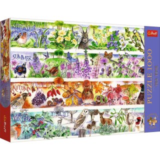 Puzzle - 1000 Premium Plus - Tea Time: Cztery pory rokuFSC Mix 70% 12078
