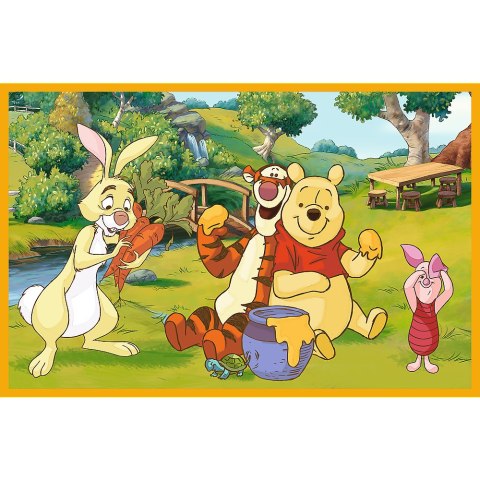 Puzzle - 2x24 - Dzień w ogrodzie - Disney Winnie the Pooh 34436