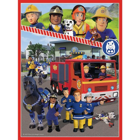 Puzzle - 2w1 + memos - Drużyna Strażaka Sama - Prism A and D Fireman Sam 93334