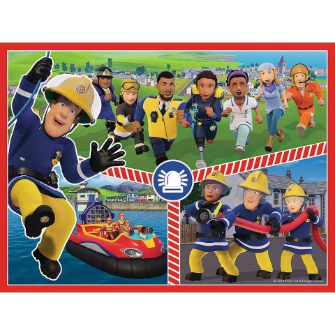 Puzzle - 2w1 + memos - Drużyna Strażaka Sama - Prism A and D Fireman Sam 93334