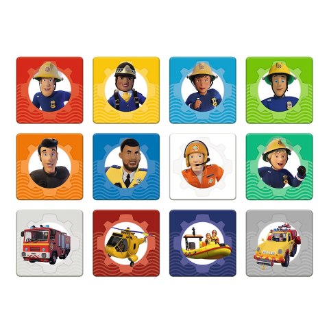 Puzzle - 2w1 + memos - Drużyna Strażaka Sama - Prism A and D Fireman Sam 93334