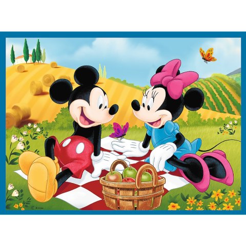 Puzzle - 2w1 + memos - Poznaj bohaterów Disney - Disney Standard Characters 93344