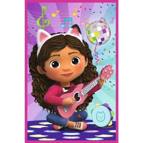 Puzzle - 3x50 - Poznajcie Gabby i kotki - Universal Gabbys Dollhouse 34876