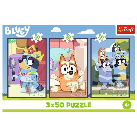 Puzzle - 3x50 - Rodzina Bluey - BBC BlueyFSC Mix 70% 34890