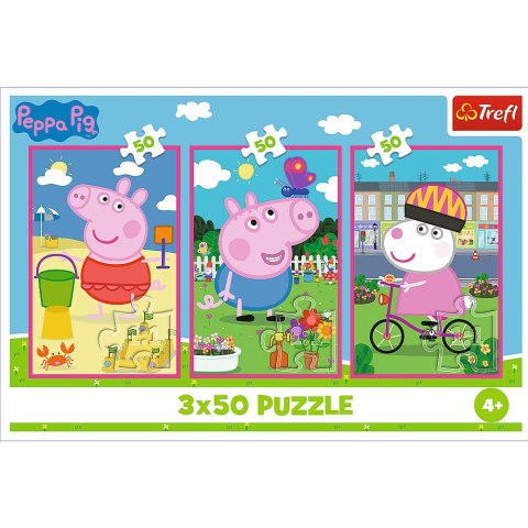 Puzzle - 3x50 - Siła przyjaźni / Peppa PigMix 70% 34877
