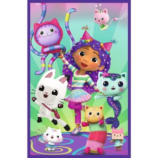 Puzzle 3x80 - Kolorowe dni Gabby - Universal Gabbys Dollhouse 34882