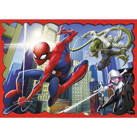 Puzzle - 4w1 - Bohaterski Spider-Man / Disney Marvel Spiderman 34384