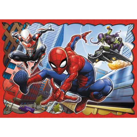 Puzzle - 4w1 - Bohaterski Spider-Man / Disney Marvel Spiderman 34384
