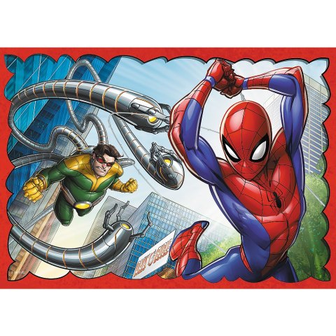 Puzzle - 4w1 - Bohaterski Spider-Man / Disney Marvel Spiderman 34384