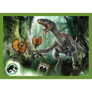 Puzzle - 4w1 - Groźne dinozaury - Universal Jurassic World 34607