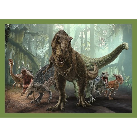 Puzzle - 4w1 - Groźne dinozaury - Universal Jurassic World 34607