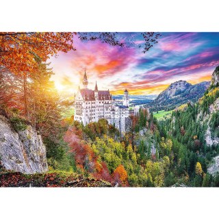 Puzzle 500 el. Widok na zamek Neuschwanstein, Niemcy 37427