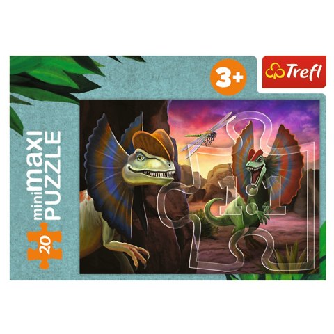 Puzzle - miniMaxi - Poznaj świat dinozaurów - Trefl 56036