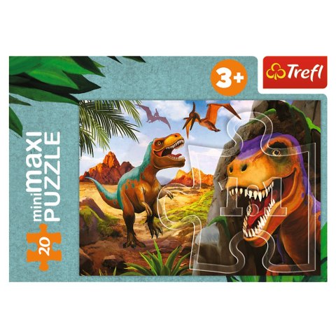 Puzzle - miniMaxi - Poznaj świat dinozaurów - Trefl 56036