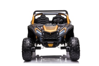 Zestaw Przyczepa + MEGA Buggy ATV Racing 4x4 ZLOTY 24V 22Ah
