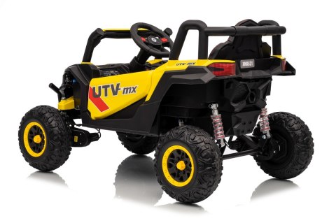 Autko na akumulator Buggy Madman UTV-MX 4x4 Żółty