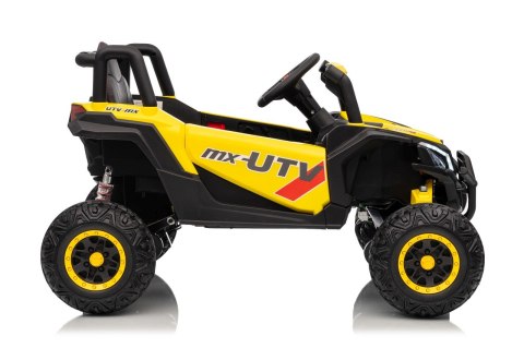 Autko na akumulator Buggy Madman UTV-MX 4x4 Żółty