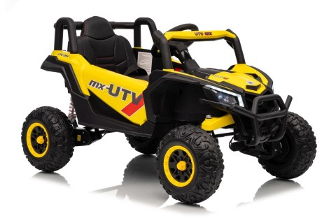 Autko na akumulator Buggy Madman UTV-MX 4x4 Żółty