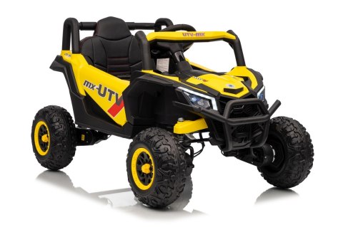 Autko na akumulator Buggy Madman UTV-MX 4x4 Żółty