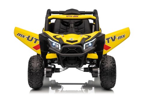 Autko na akumulator Buggy Madman UTV-MX 4x4 Żółty