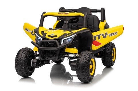 Autko na akumulator Buggy Madman UTV-MX 4x4 Żółty