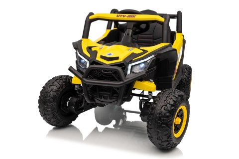 Autko na akumulator Buggy Madman UTV-MX 4x4 Żółty